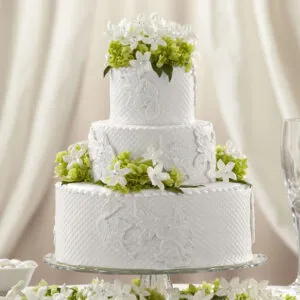 Pure Elegance Cake Decoration