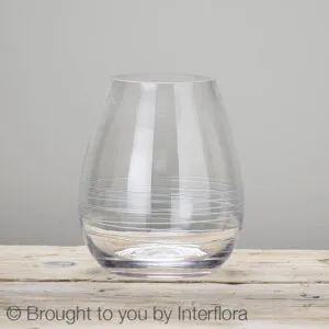 Clear Teardrop Vase