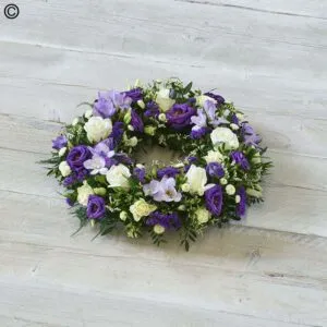 Scented Wreath - Blue & White