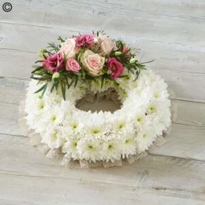 Traditional Wreath - Pink