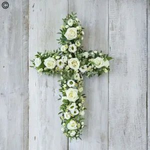 White and Green Cross