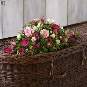 Petite Casket Spray - Pink