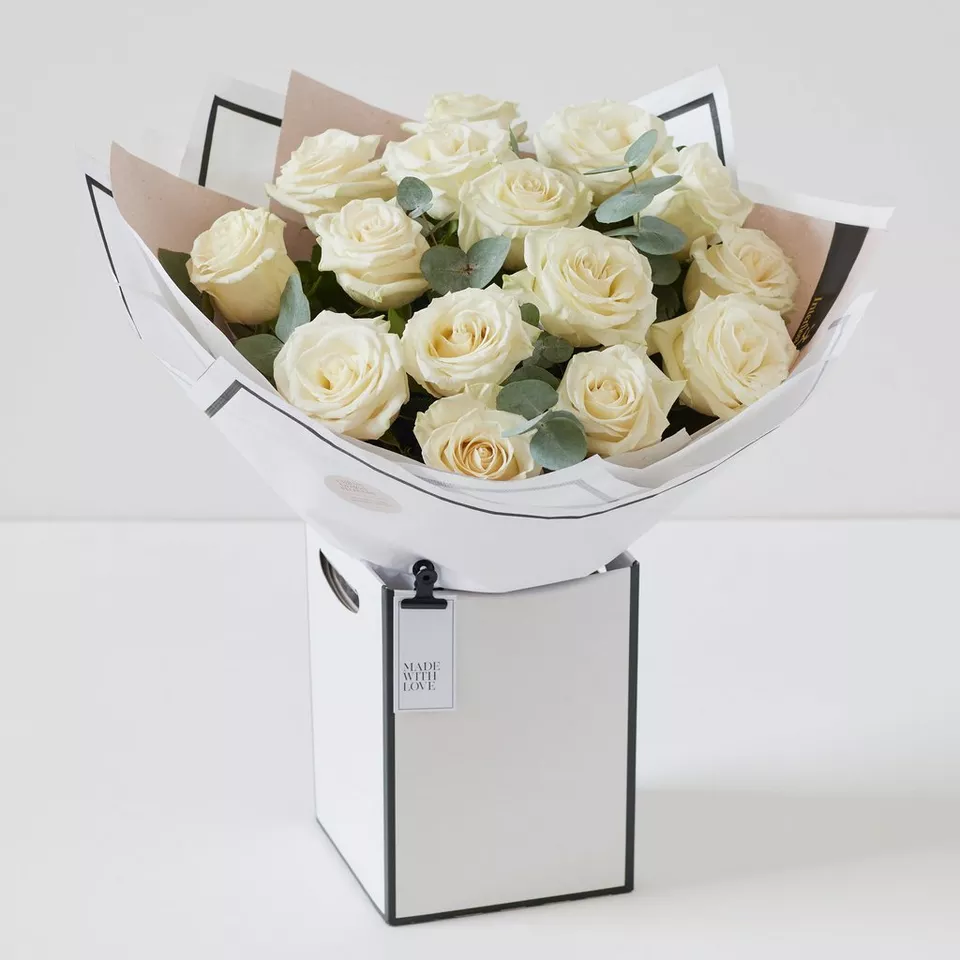 White Rose Bouquet