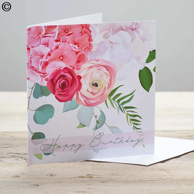 Happy Birthday Greetings Card